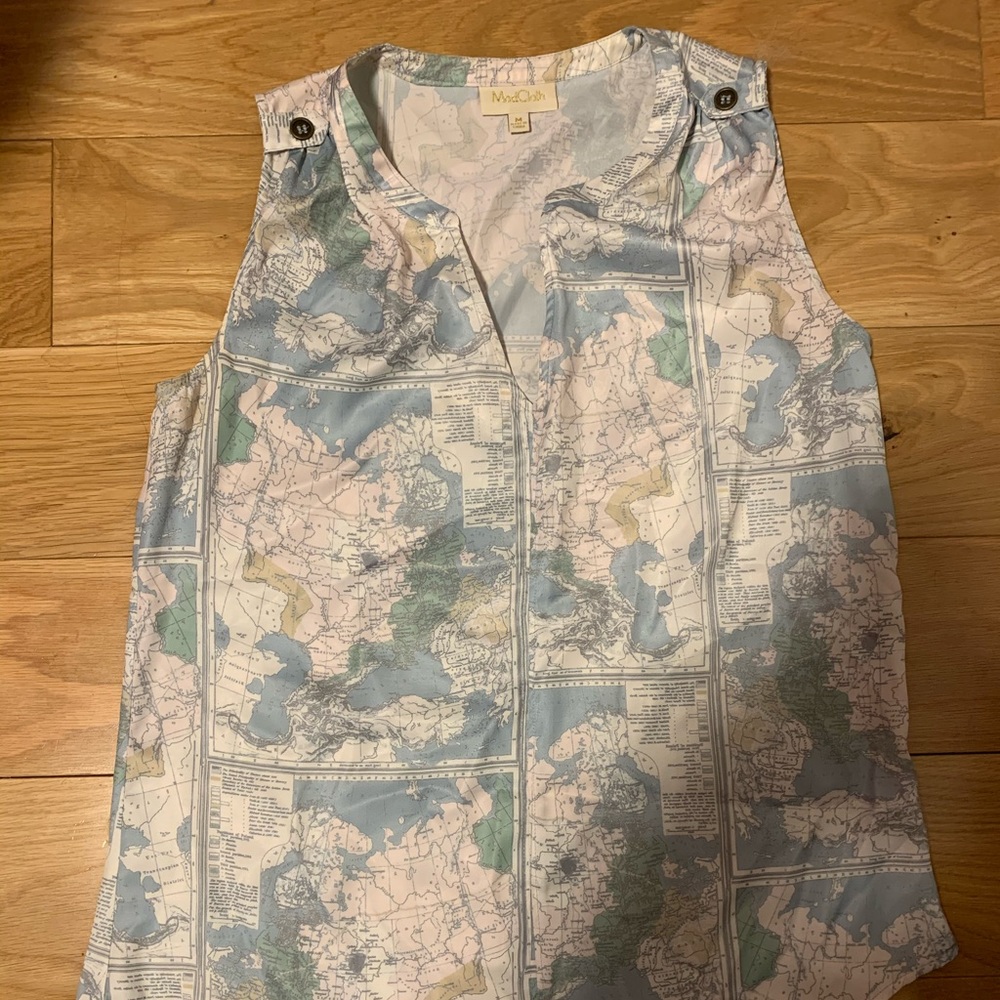 ModCloth Sleeveless Blouse